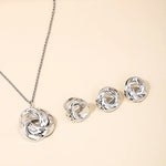 Conjunto Elegância Suprema: Colar, Anel e Brincos