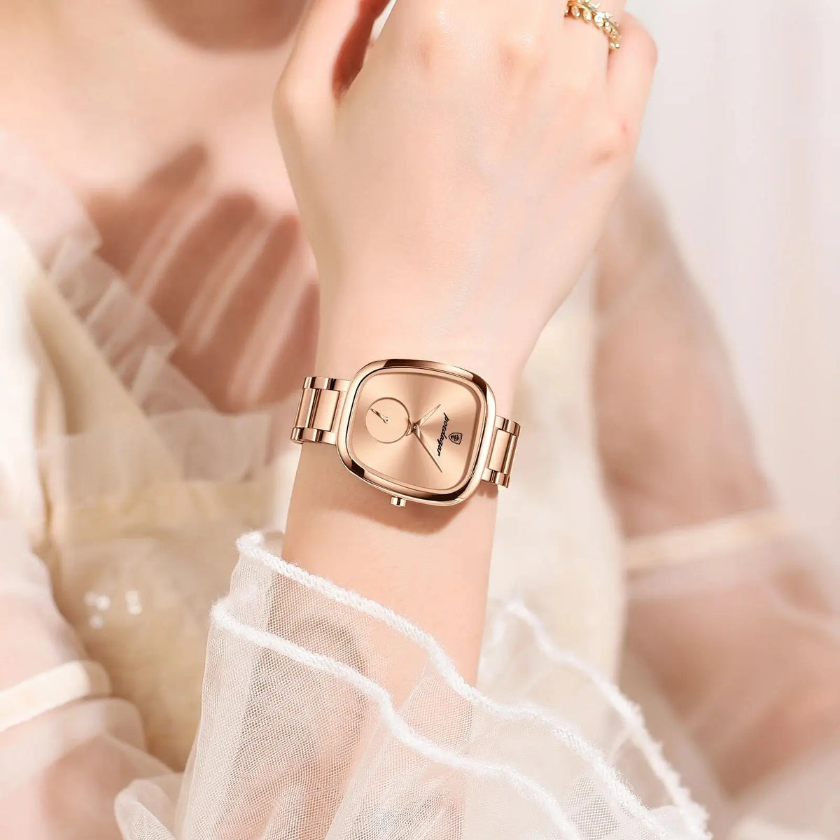 Relógio Feminino Luxo Impermeável Linda Top