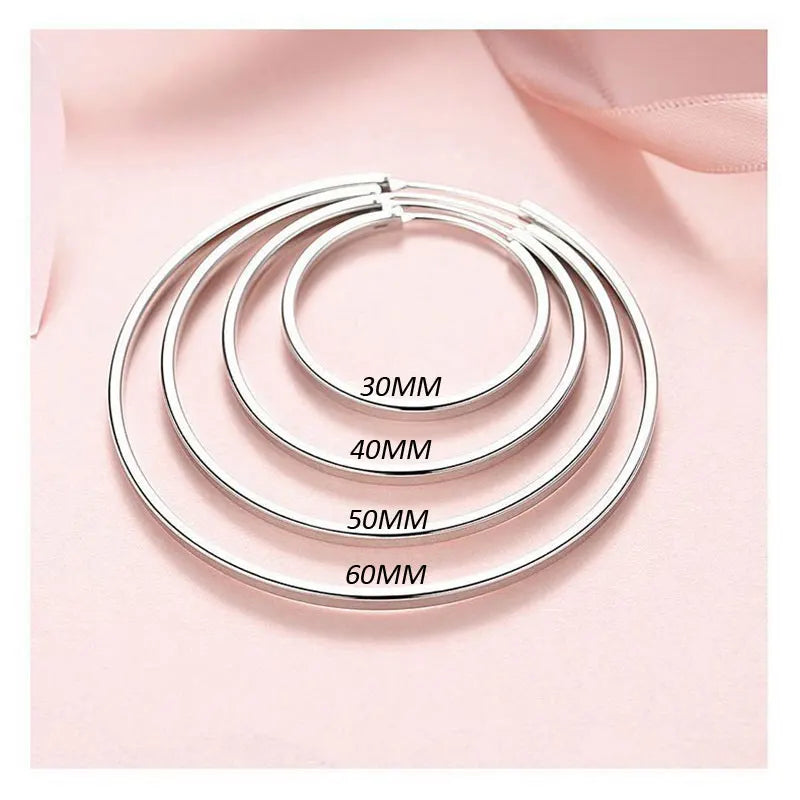Brincos de Argola 18K Banhados a Ouro Linda Top
