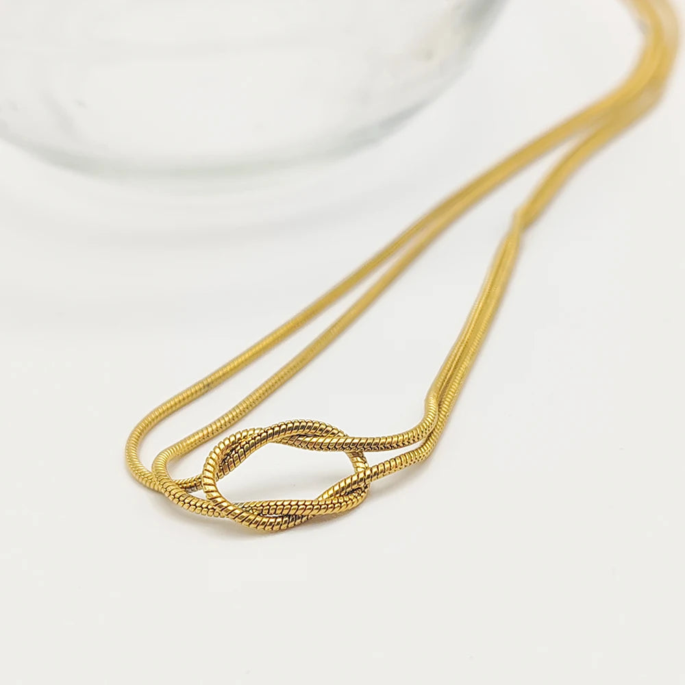 Colar Minimalista Linda Top Banhado a Ouro 14k