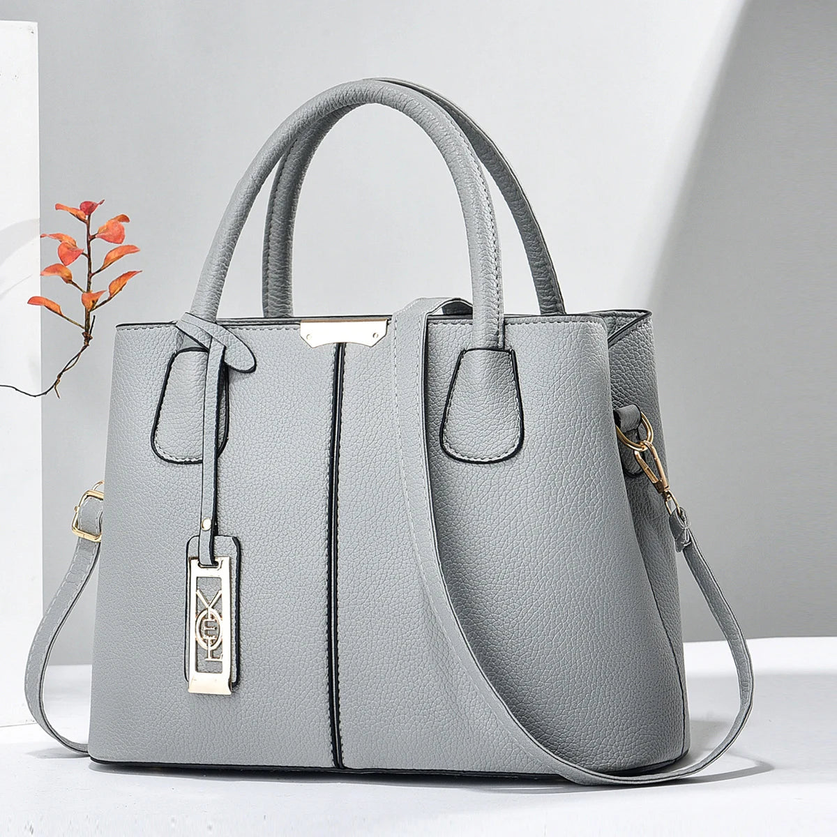 Bolsa Elegante Linda Top em Couro Sintético