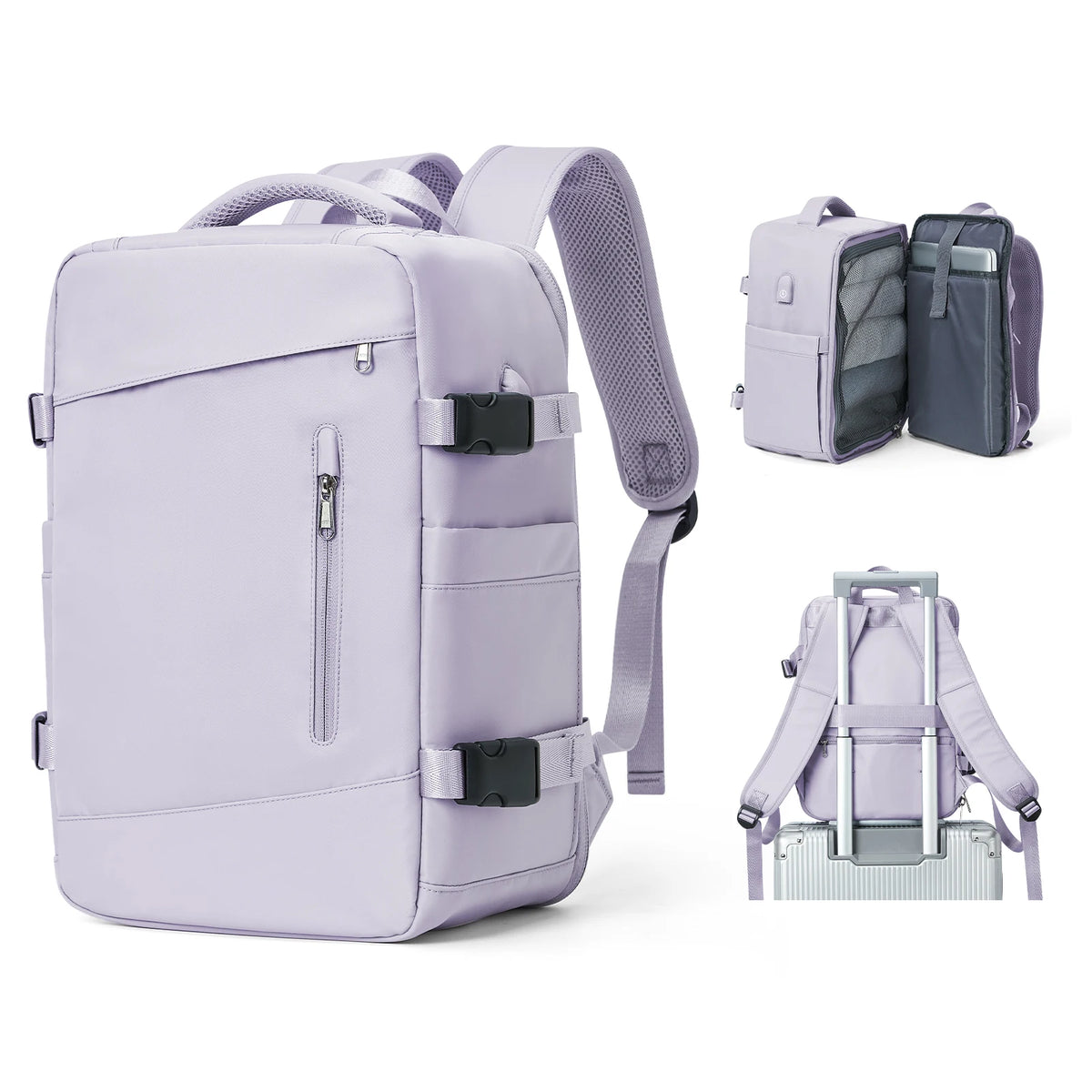 Mochila Feminina luxo para Viagem Aprovada como Bagagem de Mão