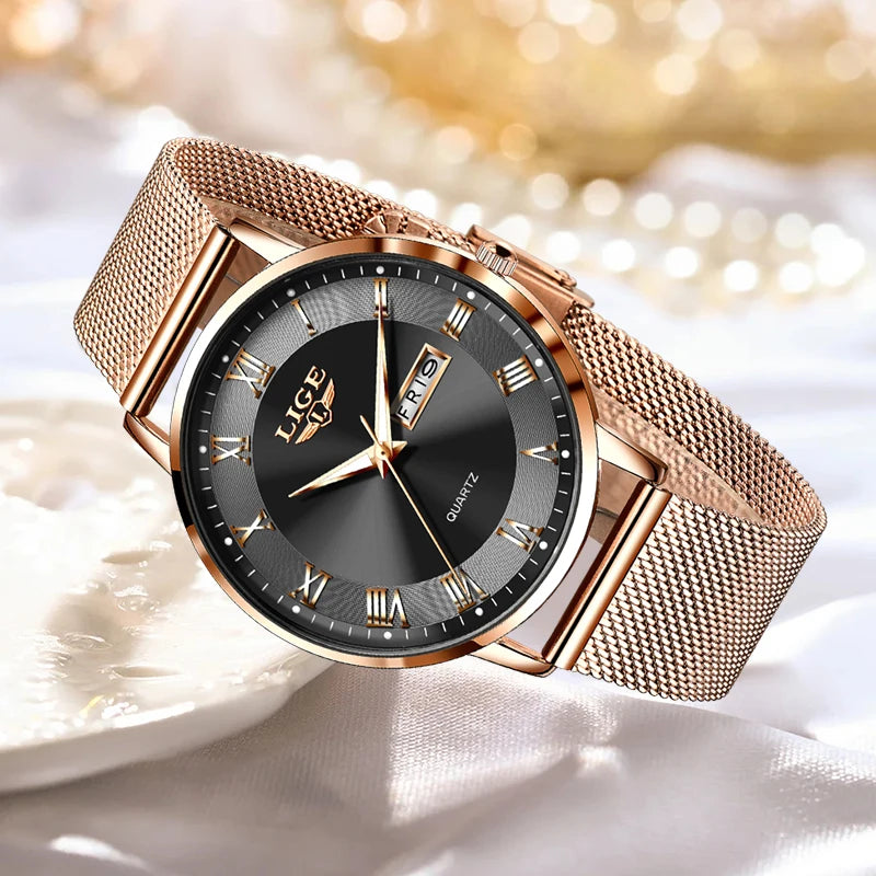 Relógio Feminino Luxo Linda Top - Elegância e Sofisticação