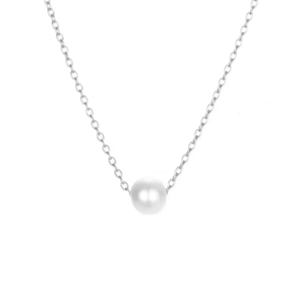 Mariasz minimalista cor de ouro aço inoxidável coração delicado clássico zircão charme anti manchar corrente colar para jóias femininas