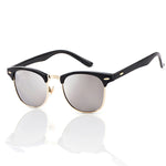 Óculos de sol polarizados para homens e mulheres, óculos metálicos para viagens, condução ao ar livre, esportes, proteção UV400, tendência da moda, nova