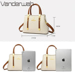 Bolsa Crossbody de Couro Genuíno Linda Top