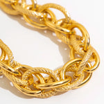 Conjunto Luxuoso de Correntes Cruzadas Linda Top