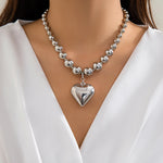 Colar Linda Top Coração Glamour com Pingente